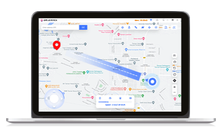 Real-time virtual gps control