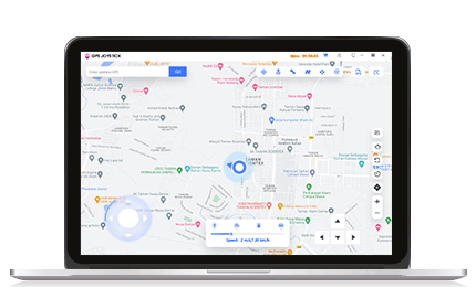 Gps movement controlled by keys